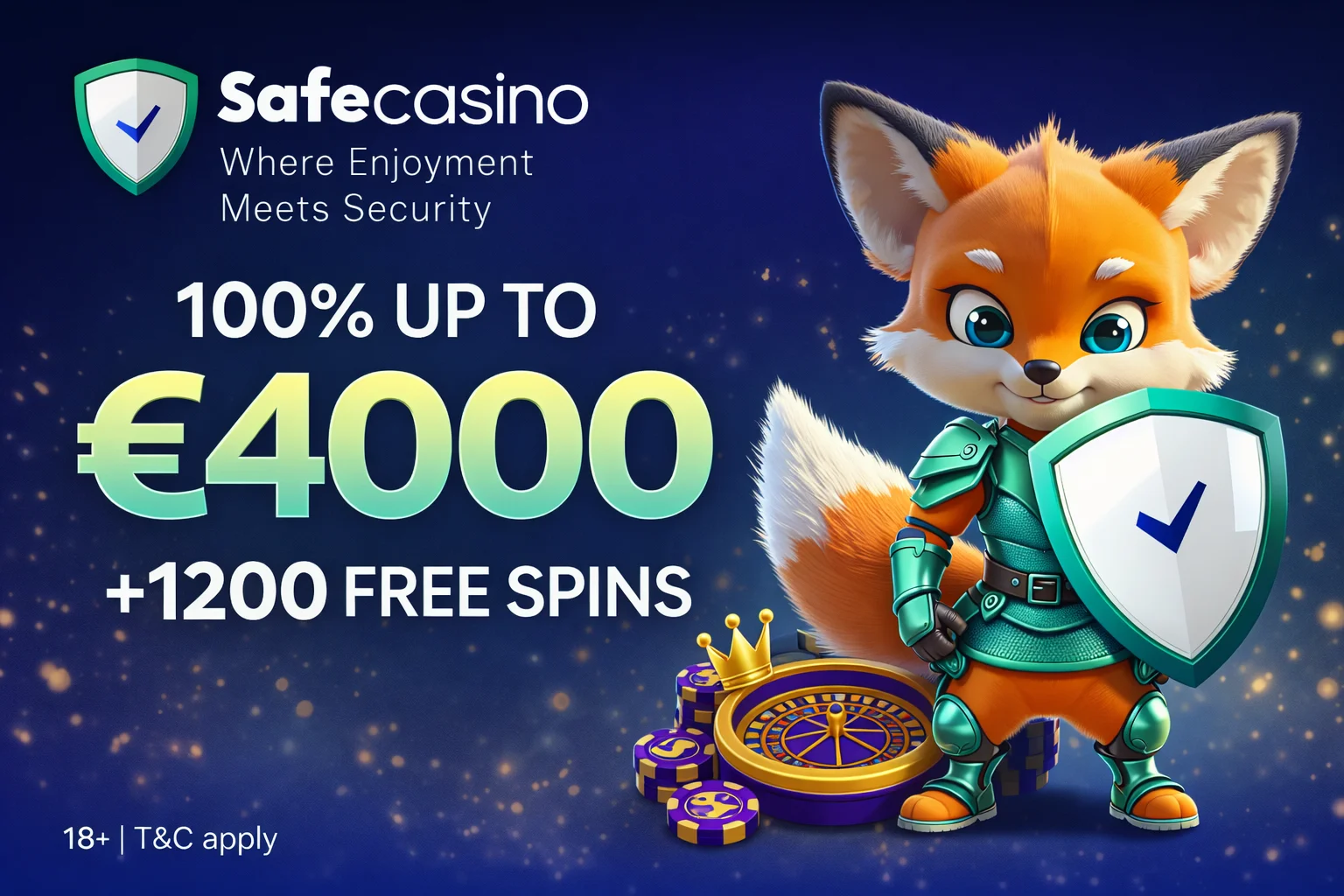 SafeCasino welcome bonus